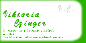 viktoria czinger business card
